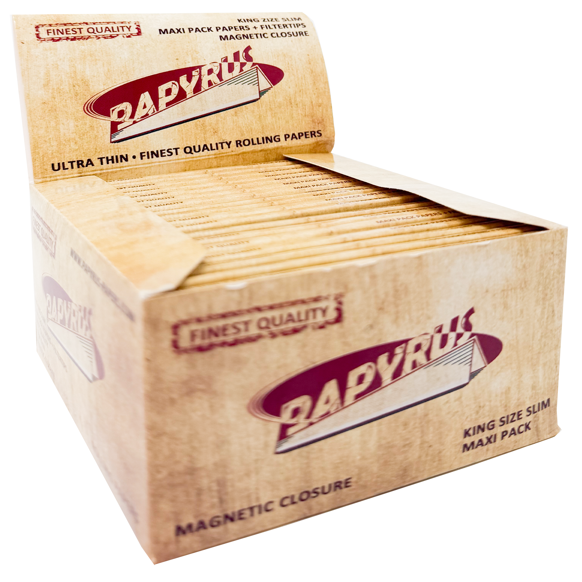 PAPYRUS Maxipack Finest Quality King Size Slim + Tips
