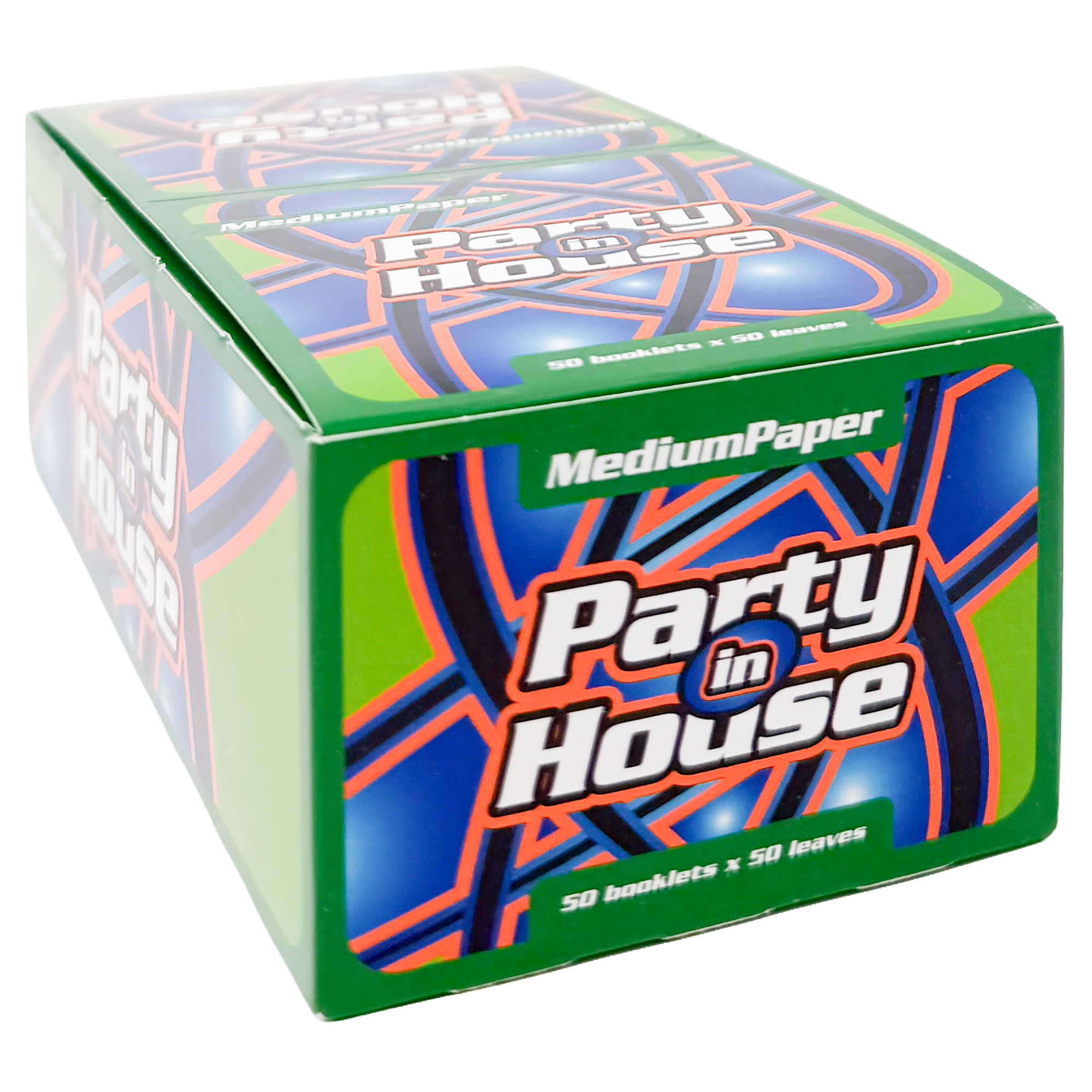 PARTY IN HOUSE Grün Kurz 50 Blatt