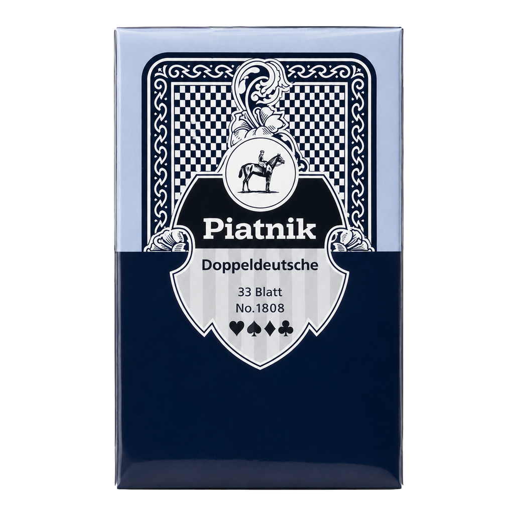 PIATNIK Doppeldt. Schnapskarten 33 Blatt 1808