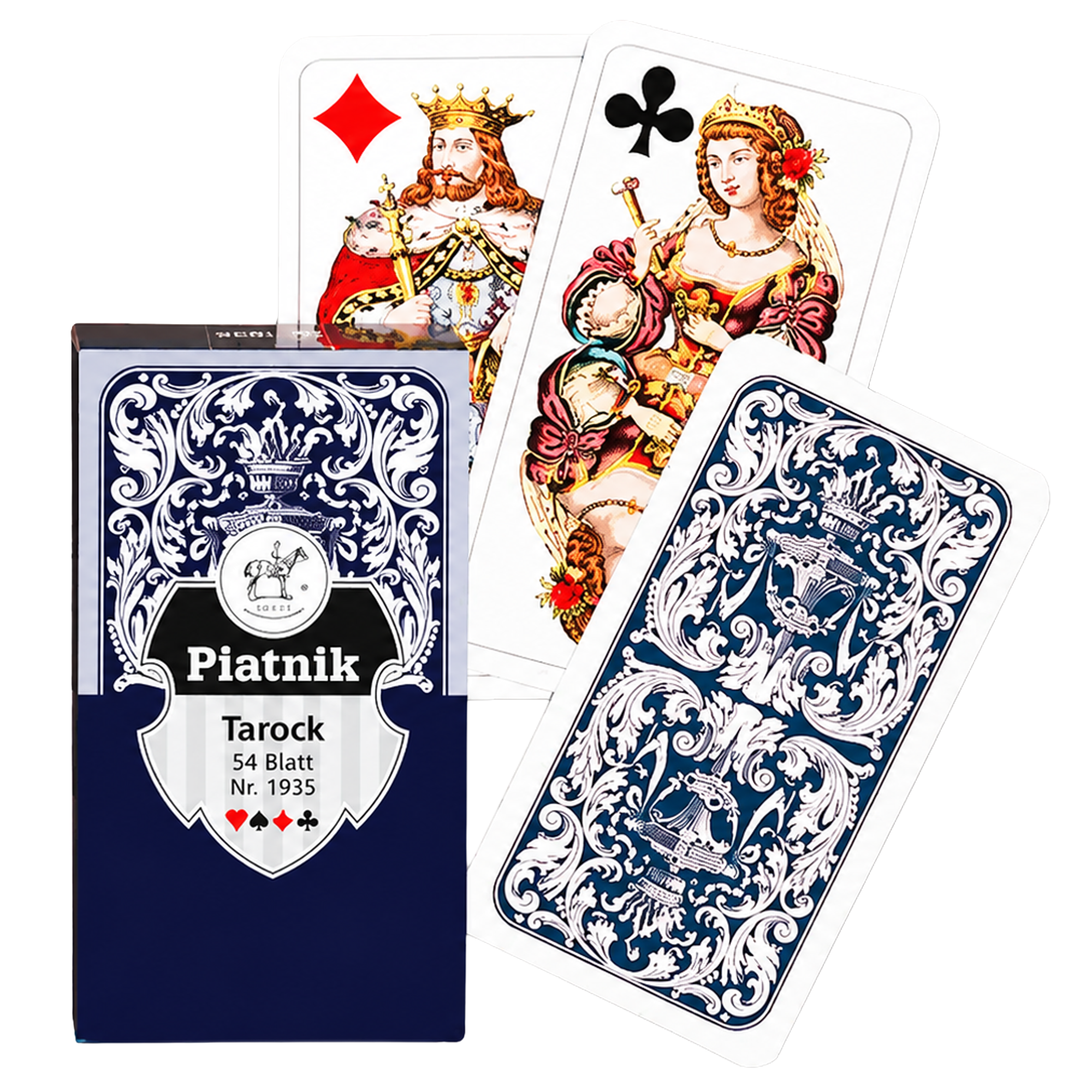 PIATNIK Tarockkarten 54 Blatt Ornament 1935