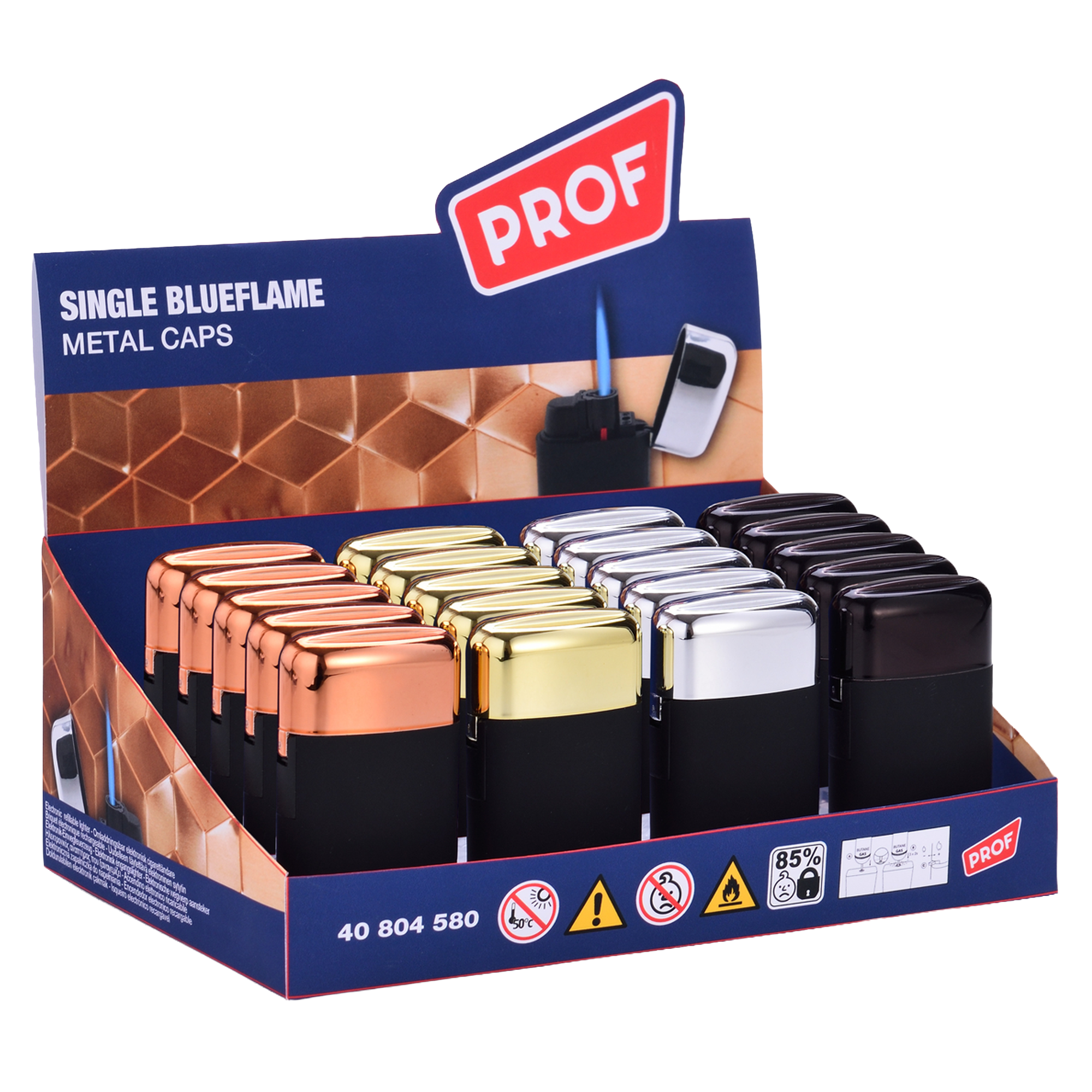 PROF Jetflame Rubber Metall Cap