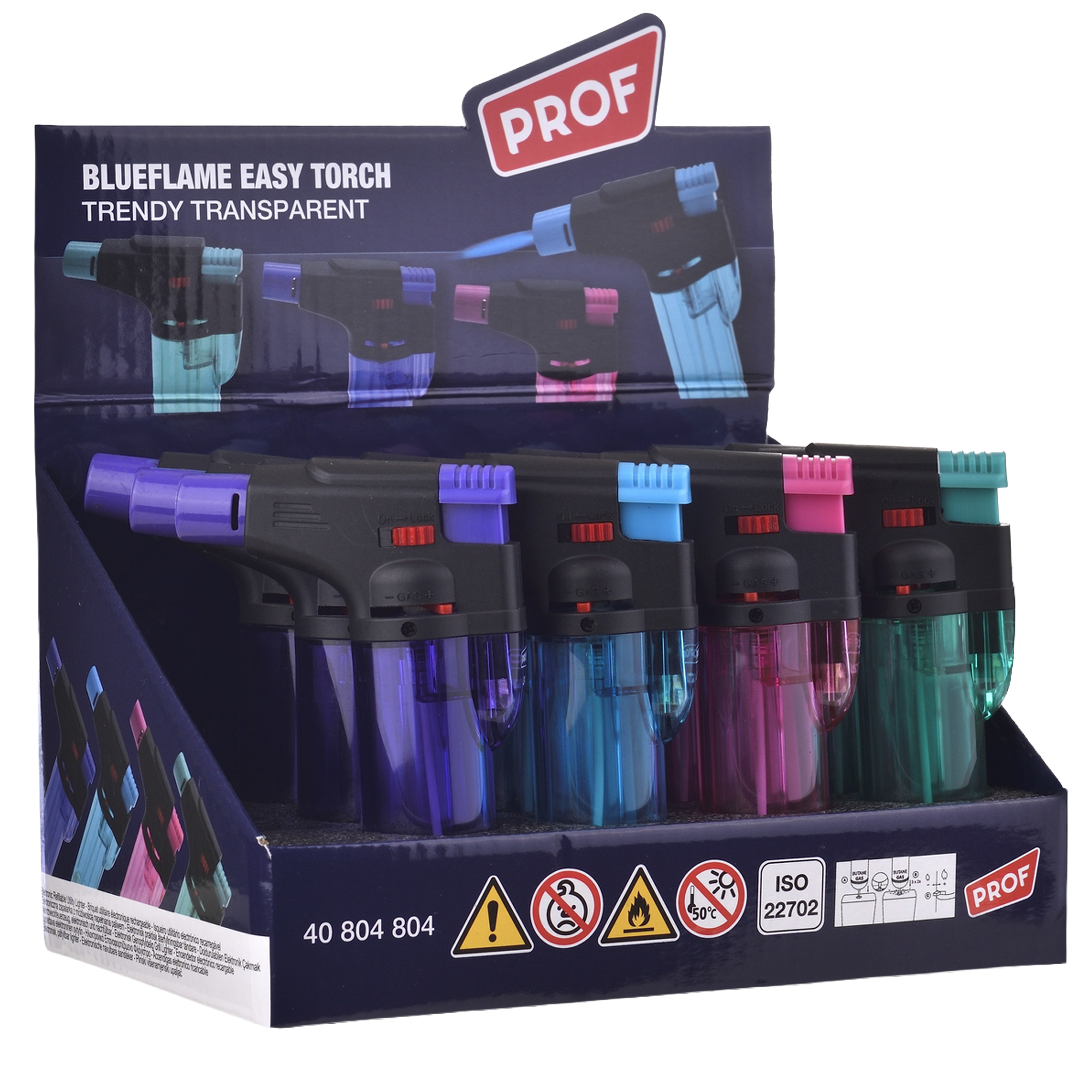 PROF Jetflame Trendy Transparent Torch