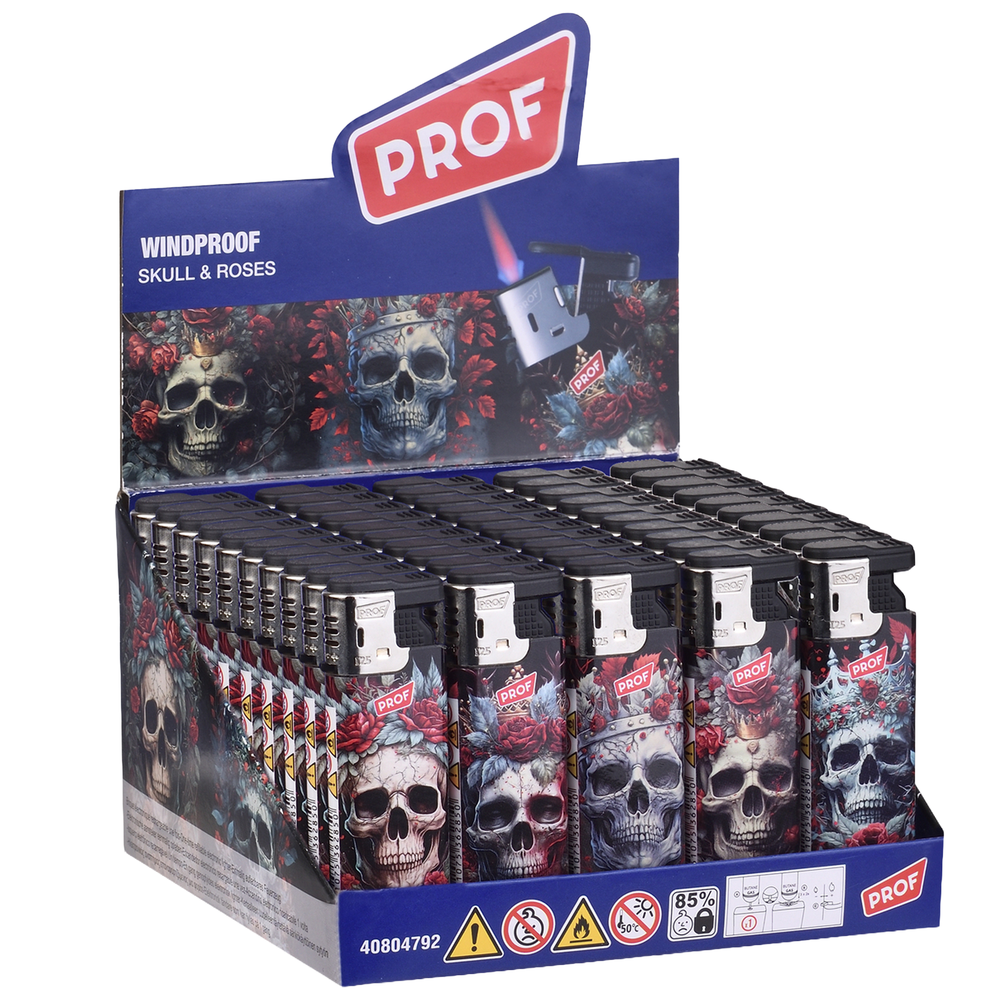 PROF Turbo Skull & Roses Slidecap