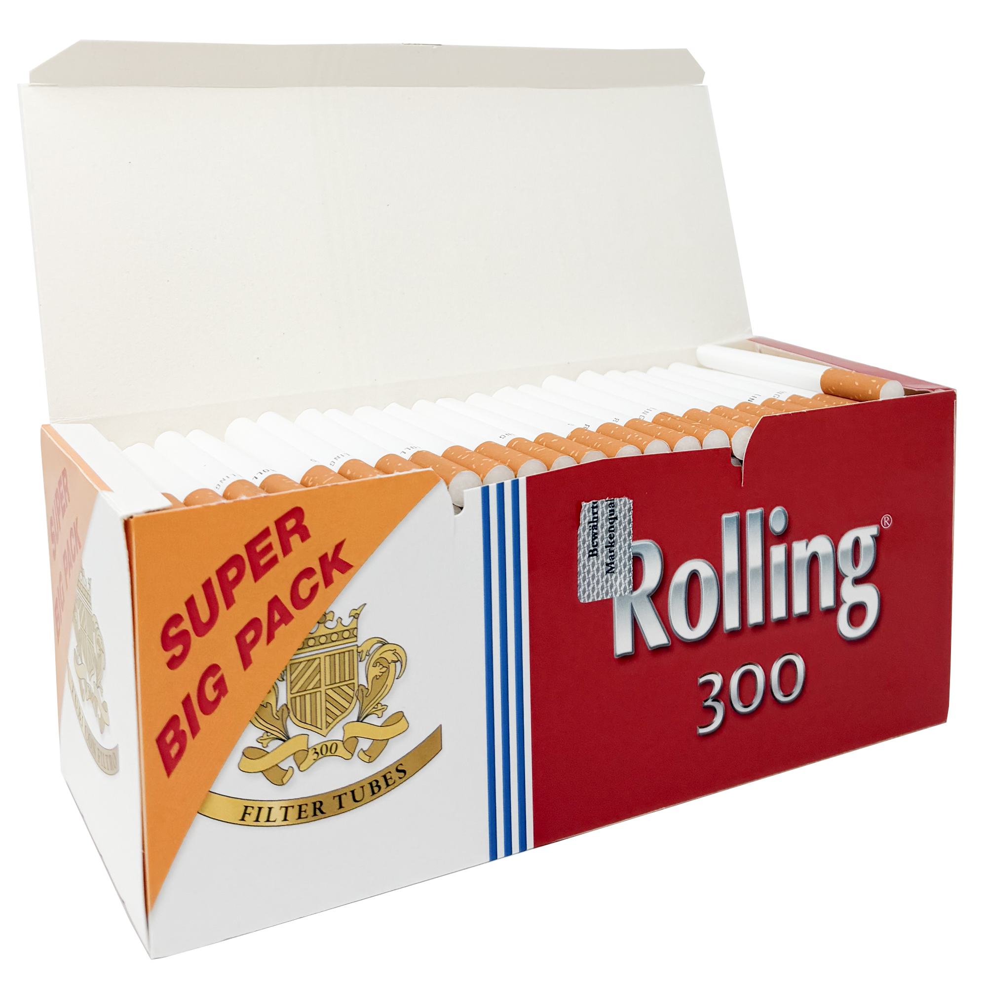 ROLLING King Size 300 Zigarettenhülse