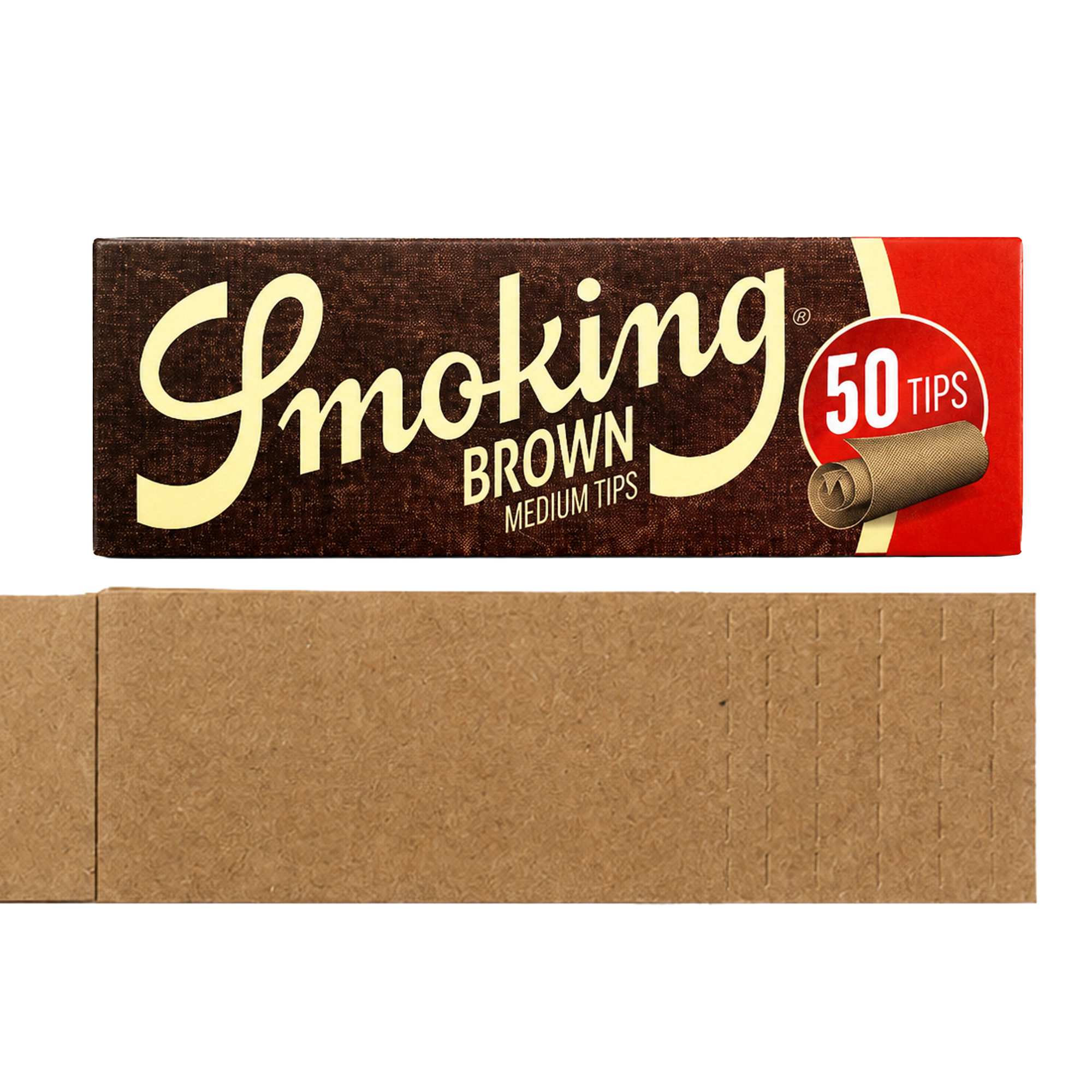 SMOKING Brown Filtertips (Papier)