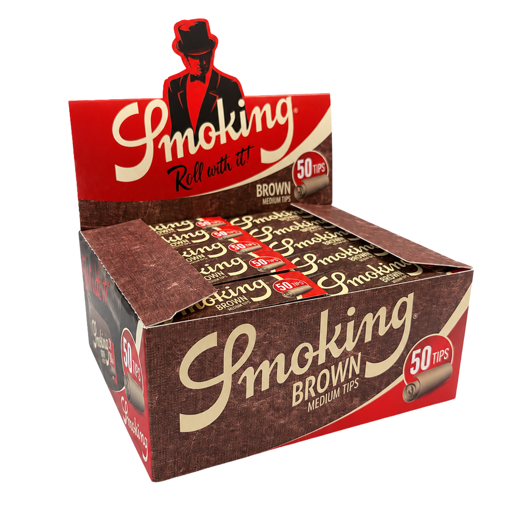 SMOKING Brown Filtertips (Papier)