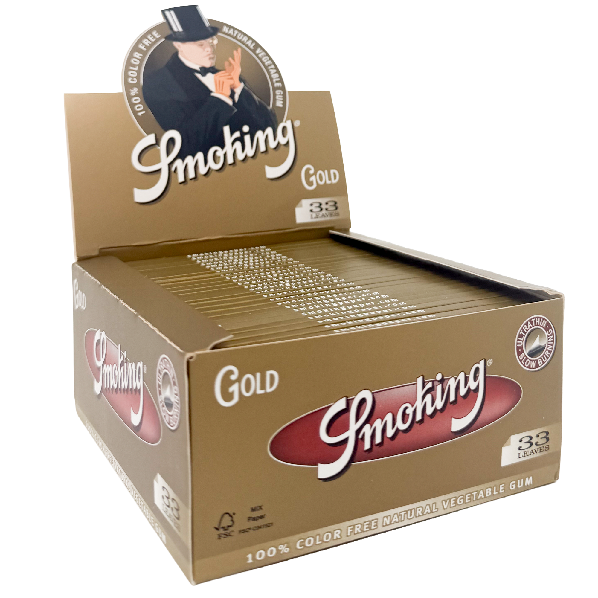 SMOKING King Size Slim Gold