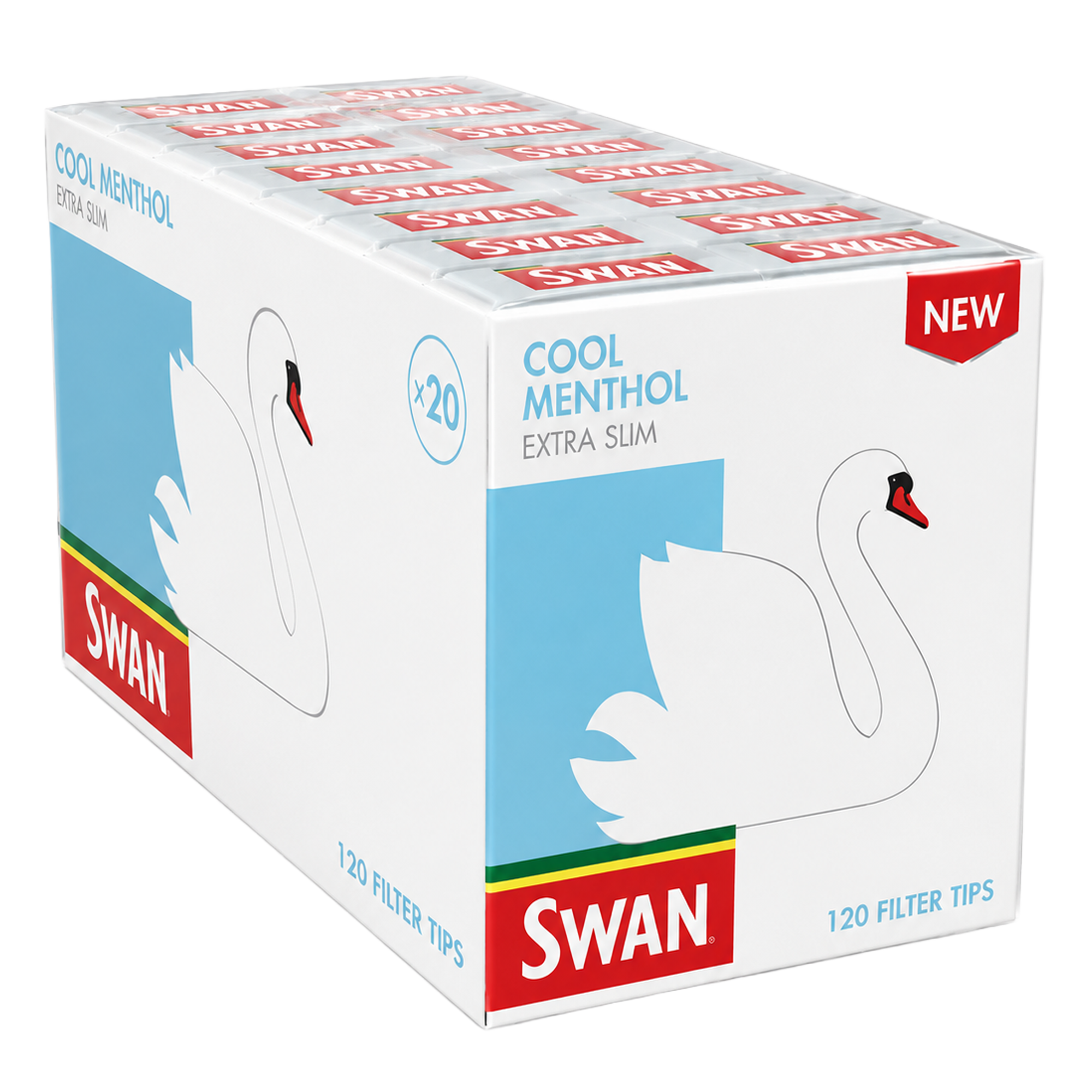 SWAN Extra Slim Cool Menthol Filters