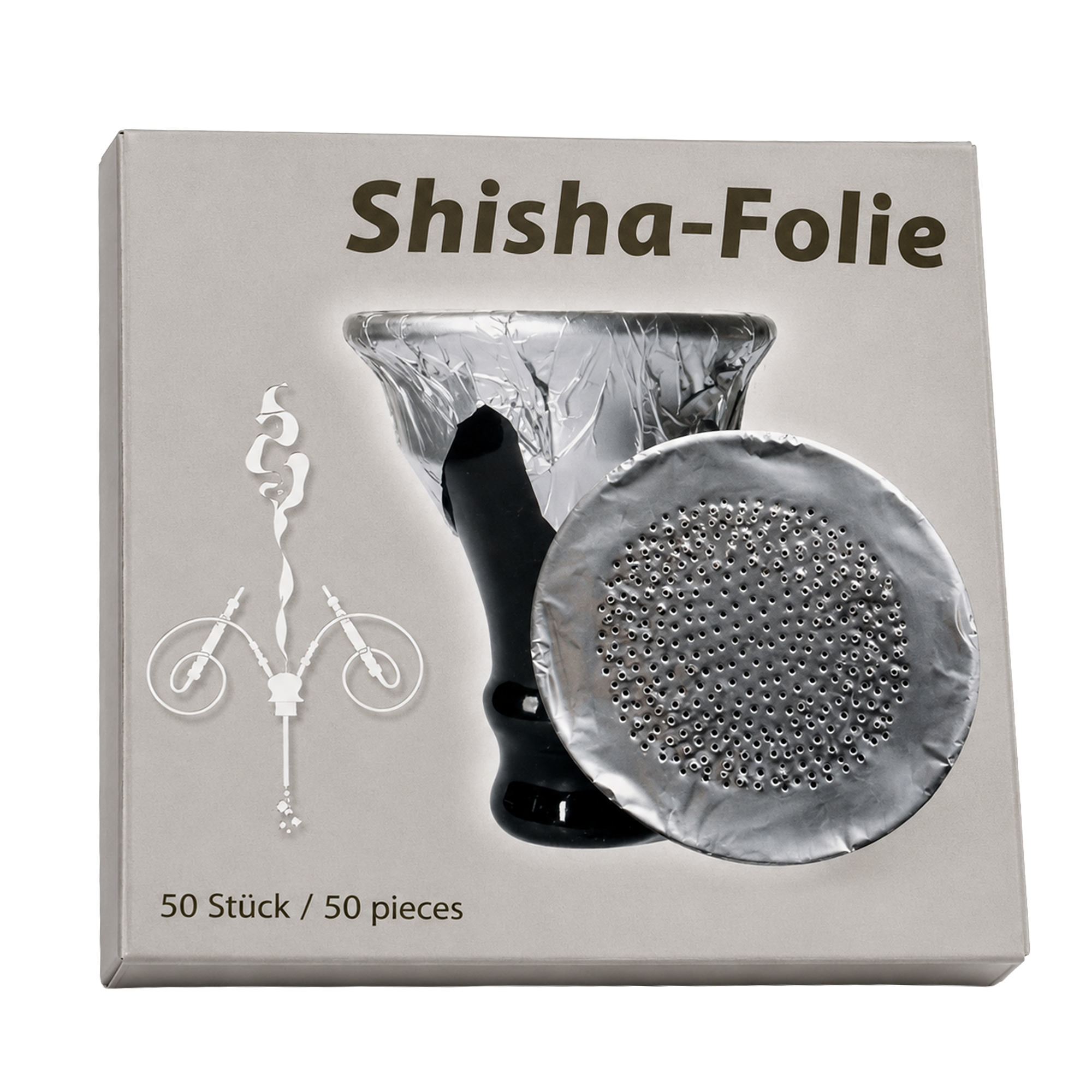 Shisha-Alufolie Gelocht 50 Blatt