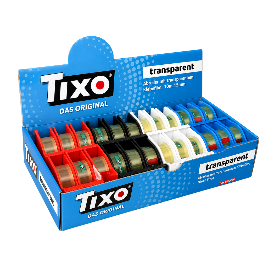 TIXO Klebefilm mit Abroller