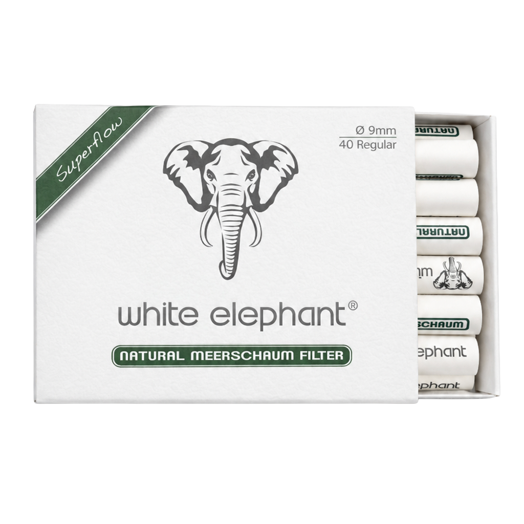 White Elephant Natur Meerschaumfilter 9mm