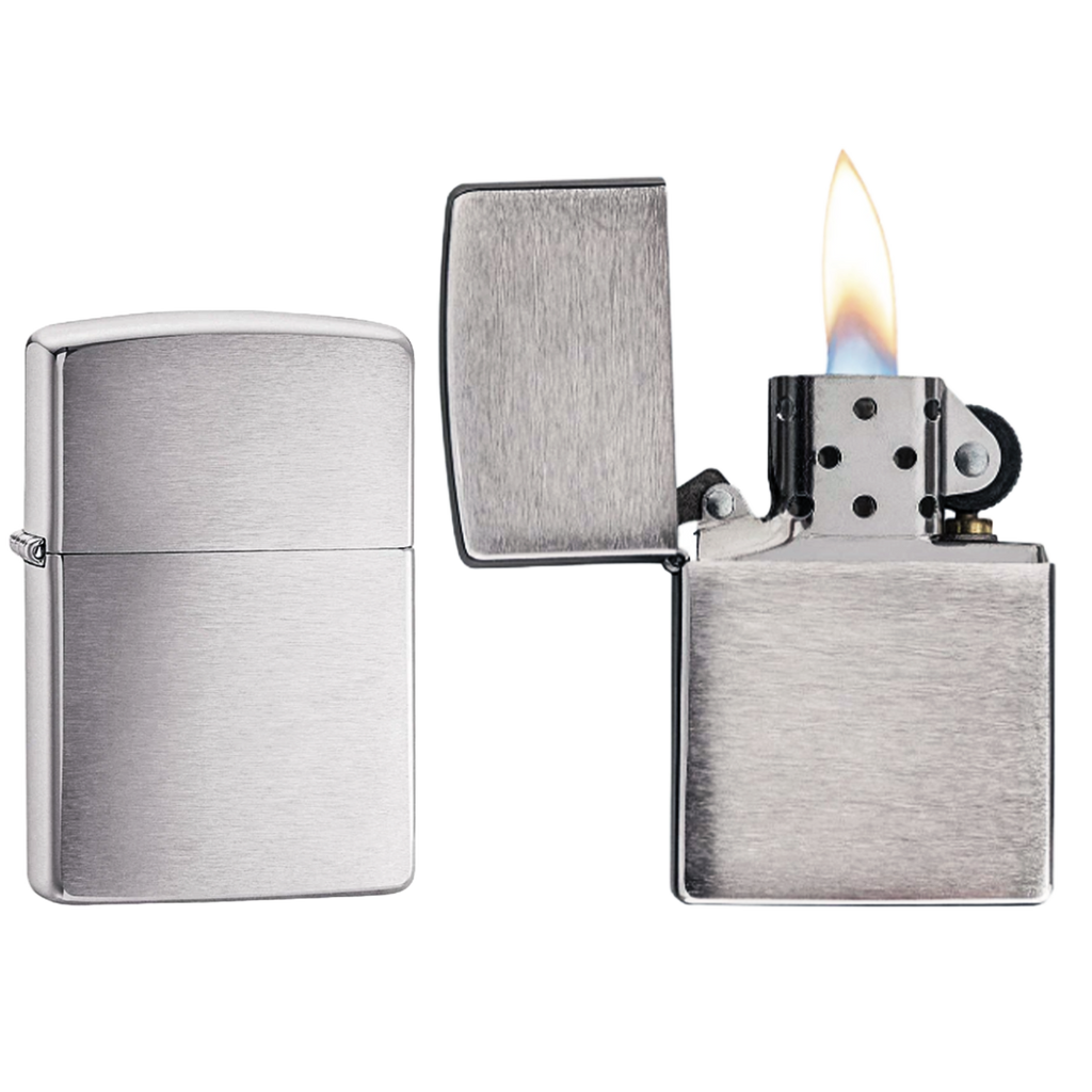 ZIPPO Chrom Gebürstet