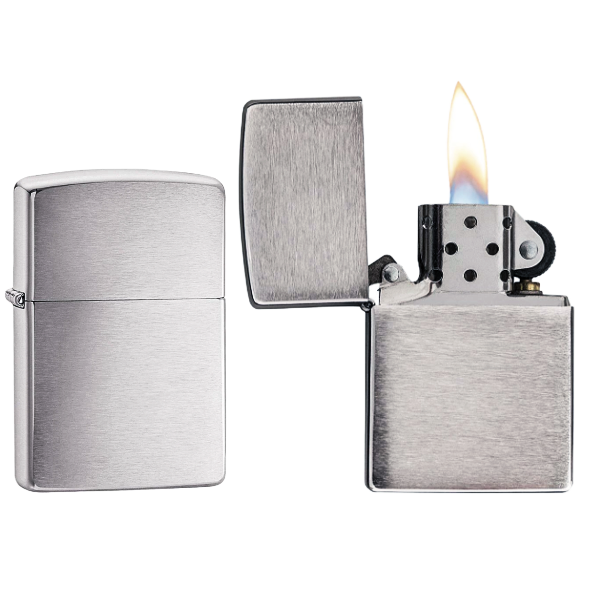 ZIPPO Chrom Gebürstet