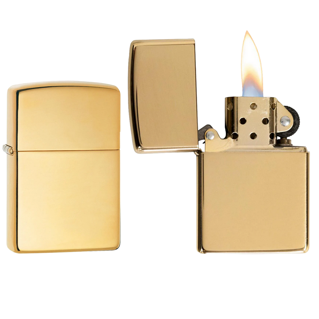 ZIPPO Messing Poliert