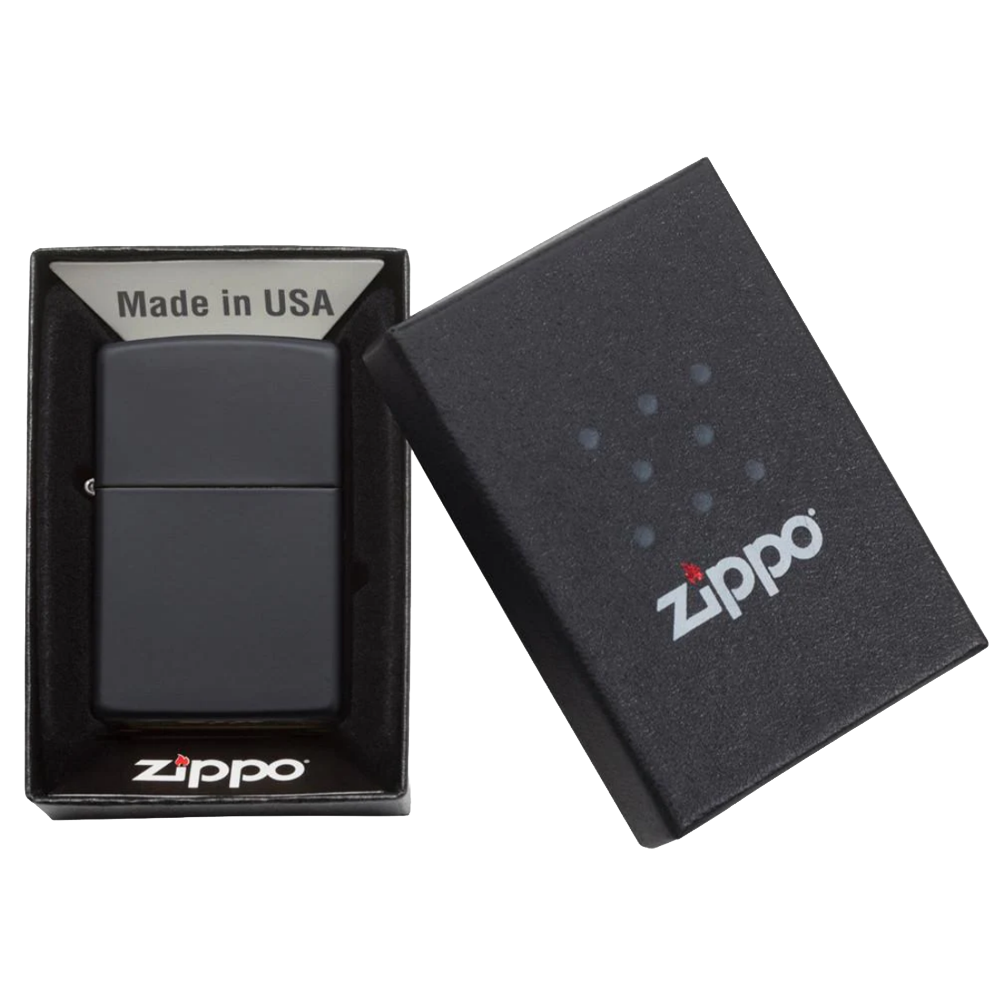 ZIPPO Schwarz Matt